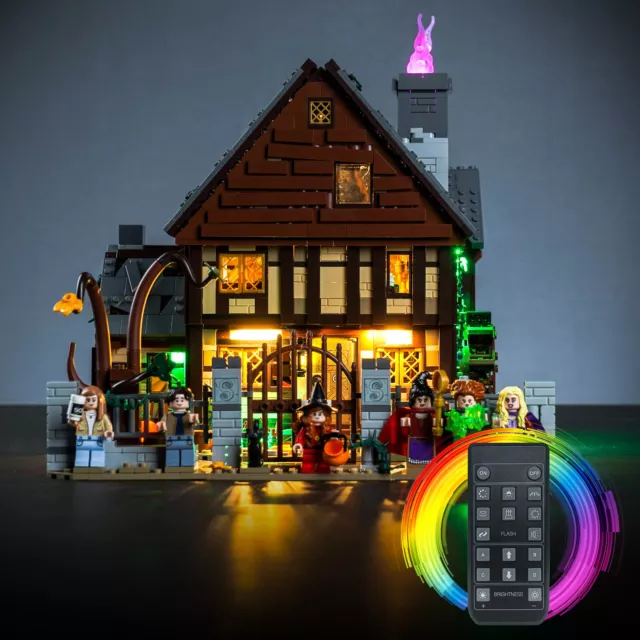 Licht Kit für LEGO Disney Hocus Pocus: The Sanderson Sisters' Cottage 21341 (RC)