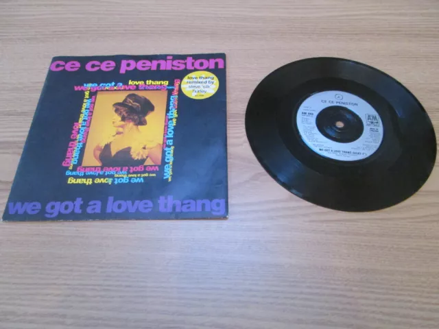 Ce Ce Peniston We Got A Love Thang   7" Single Vinyl Record Excellent