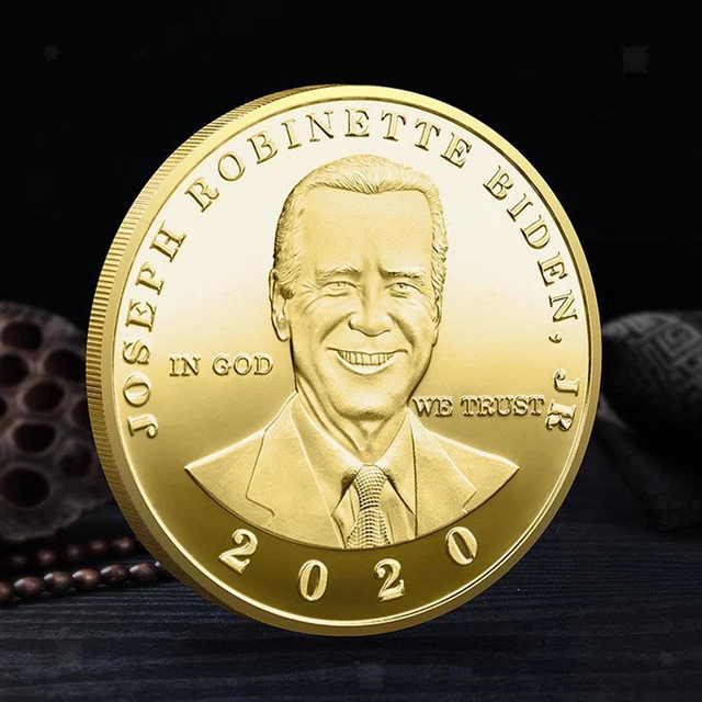 Official 2021 Joe Biden Inaugural Bronze Medal - With Presentation Box & Stand