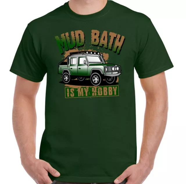 4X4 T-Shirt 90 SVX 120 Off Roading Mud Bath Mens Funny Road
