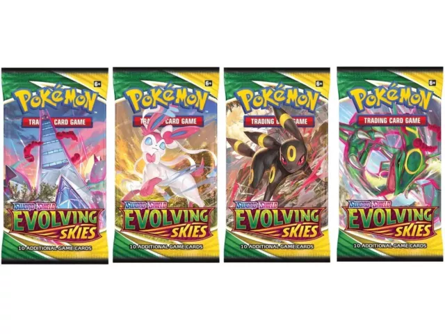 Pokémon Evolving Skies Booster Pack - Englisch - OVP