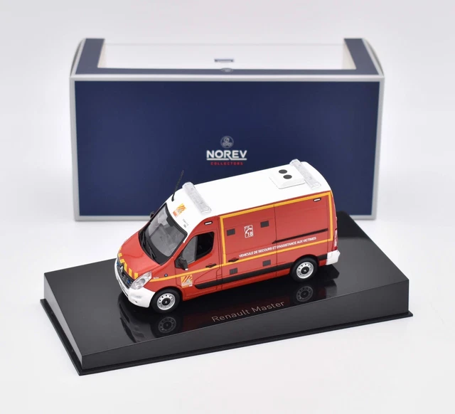 Miniature Renault Master Pompier – Norev 1/43 VSAV 59 (occasion)