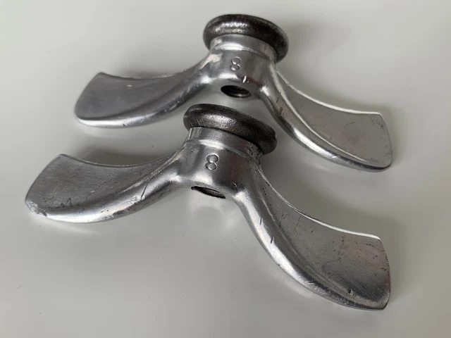 NOS ECROU PAPILLON Arrière BELL (Chrome) 1930s-1950s Rear
