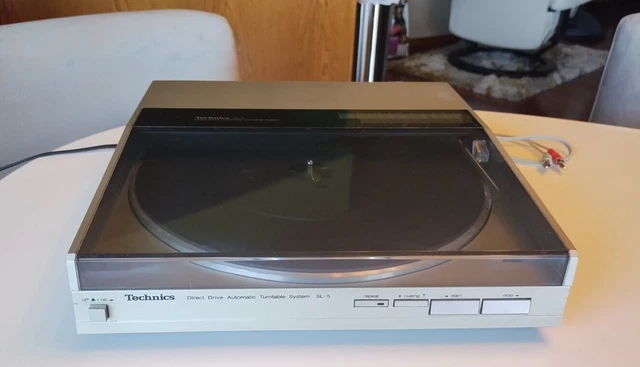 VINTAGE TECHNICS SL-5 Linear Tracking Direct Drive Turntable - Working ...