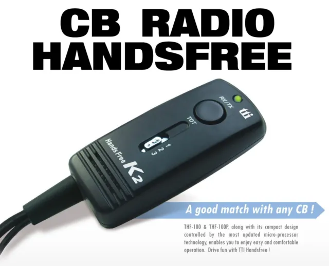 TTI THF-100P K2 Handsfree Microphone For 6 Pin (Midland/President/GDCH) CB RADIO