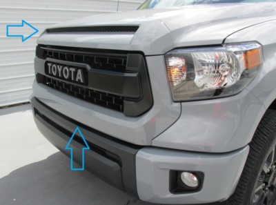 2014-2017 GENUINE TOYOTA Tundra TRD Pro Grill Grille Cement Gray 1H5 ...
