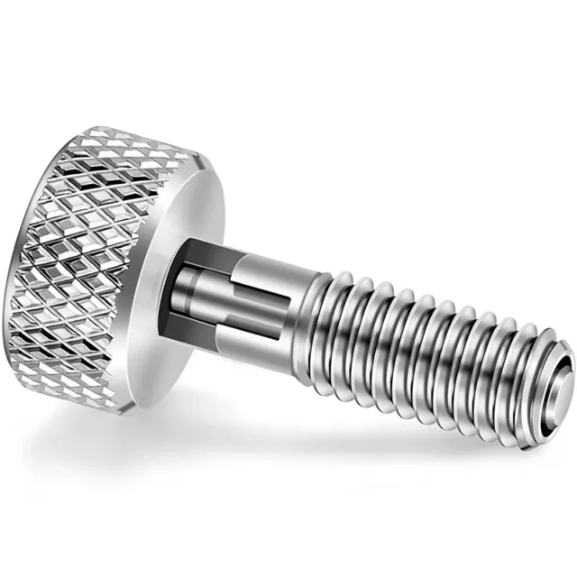 Hand Retractable Spring Plunger with Knurled Handle Stainless Steel Lock-Ou C8O3