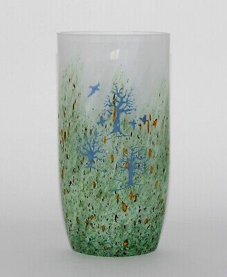 7041406 Design Kjell Engman,49cm Kosta Boda Kosta Boda Glas Vase Poppy Art 