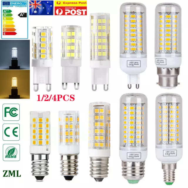 2/4X LED Corn Bulb E27 E14 B22 5W 7W 15W 10W 12W 5730 SMD Globe Lamp Spot Light