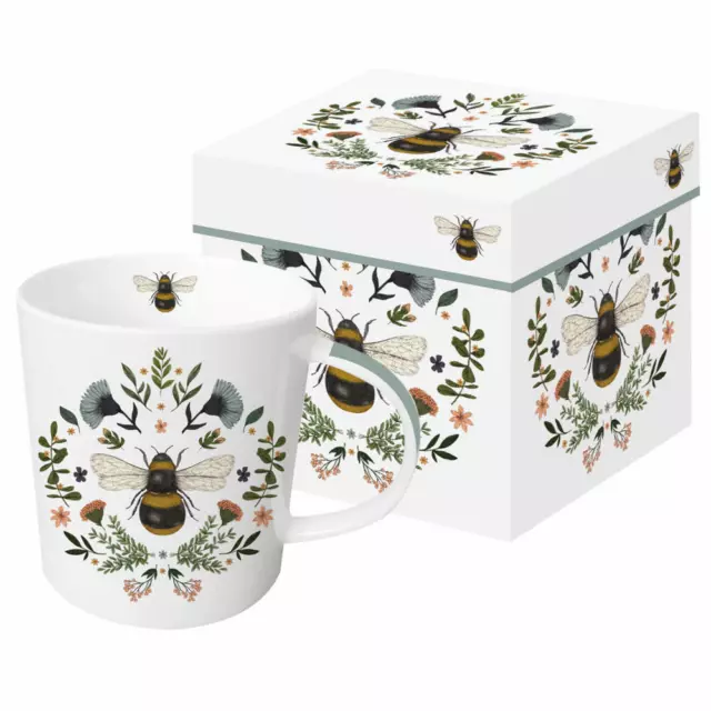 PPD Secret Bee Trend Mug dans une boîte cadeau Mug à anse pour café Tasse 400 ml