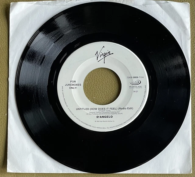 D'Angelo – Untitled (How Does It Feel) - 72438-58836-7-5 - 1999 - 45 RPM