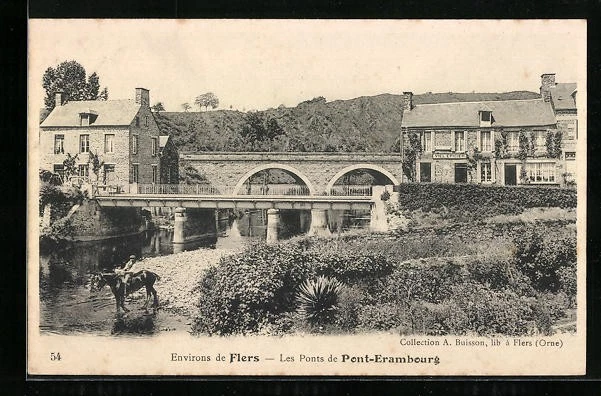 CPA DANGU - Carte Postale Ancienne Les Deux Ponts Près De La Gare (Réf: 1149488)