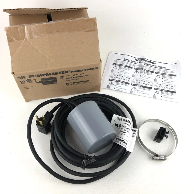 INTERRUTTORE GALLEGGIANTE SENSORE Liquido Serbatoio Acqua Per Piscina - Foto 9