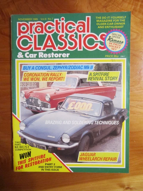 MAGAZINE PRACTICAL CLASSICS November 1985 Vol. 6 . No. 7 Great ** Must ...