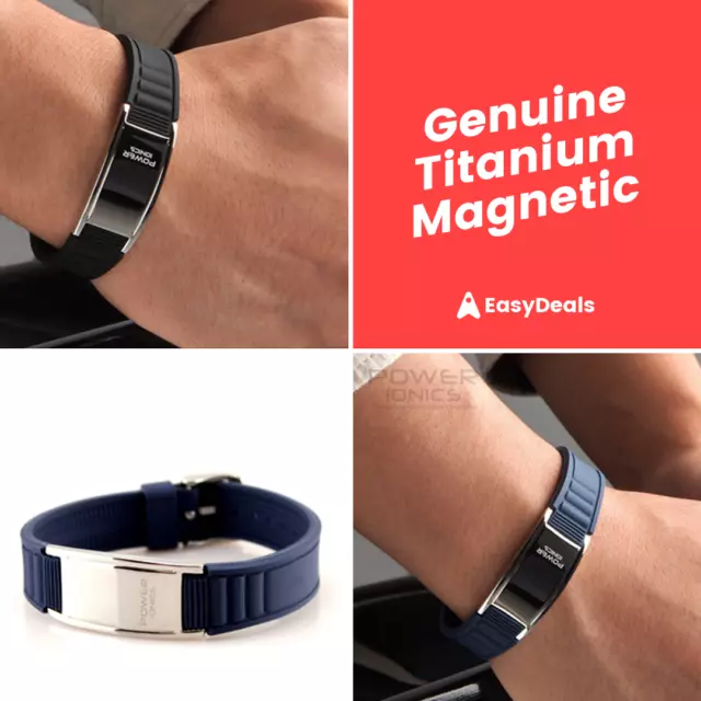 Power Ionics Titanium Energy & Sports Bracelet | Health Fashion Wristband