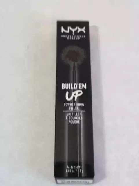 NYX Cosmetics Build'Em Up Powder Brow Filler ~~ BLACK BUBP 08 ~ Ships FREE