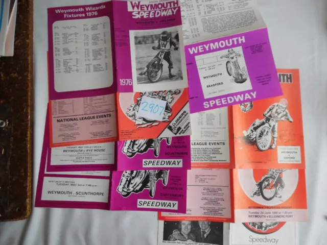 Weymouth   Programmes    No 2907