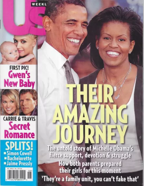 US WEEKLY MAGAZINE Barack And Michelle Obama Gwen Stefani Carrie ...