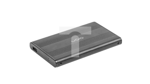 Carcasa de disco duro externa UGO MARAPI S120 SATA 2.5 USB 2.0 ALUMINIO negro UKZ-1/T2UK