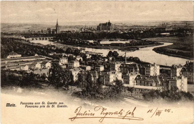 CPA AK METZ Panorama vom St-QUENTIN aus. Panorama pris du St-QUENTIN (454844)