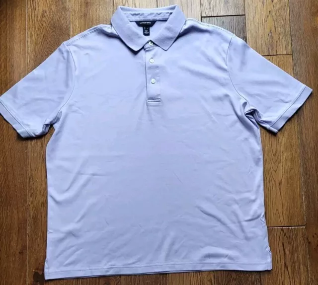 Lands'end Polo Shirt T/shirt Lilac Large