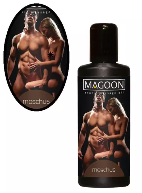 Olio per massaggi erotici di coppia aroma muschio gel lubrificante corpo 50 ml