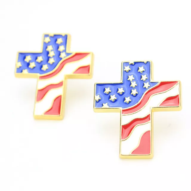 4 Pcs Veteran Gift Stars American Brooch Pin United States Lapel Pin