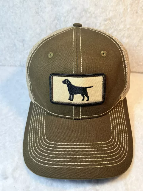 Southern Hooker Black Lab Dog Snapback Mesh Back Trucker Hat