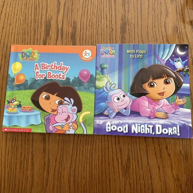 A BIRTHDAY FOR Boots & Goodnight Dora (Dora the Explorer] 5.10 PicClick