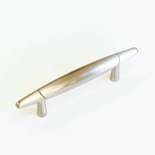 96mm Kitchen Cupboard Handle Nickel Brushed Cabinet Door Drawer Furniture Pull