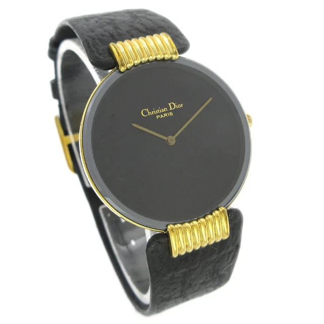 Christian Dior 47-153-3 Bagheera Black Moon Quartz Ladies Watch 435440 57875