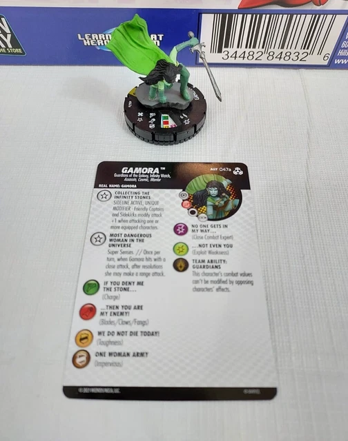 Heroclix Gamora 047a Marvel Avengers War of the Realms Super Rare