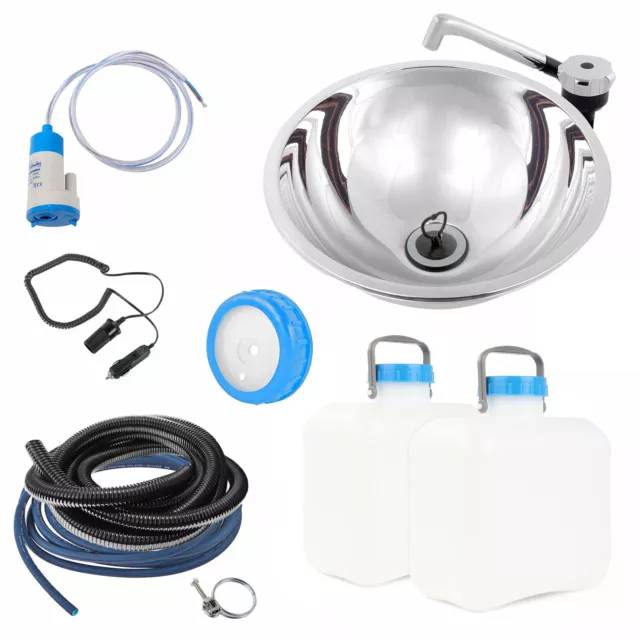 Waschtisch-Set einbaufertig inkl. Einbaumaterialien Camping Outdoor Wohnmobil