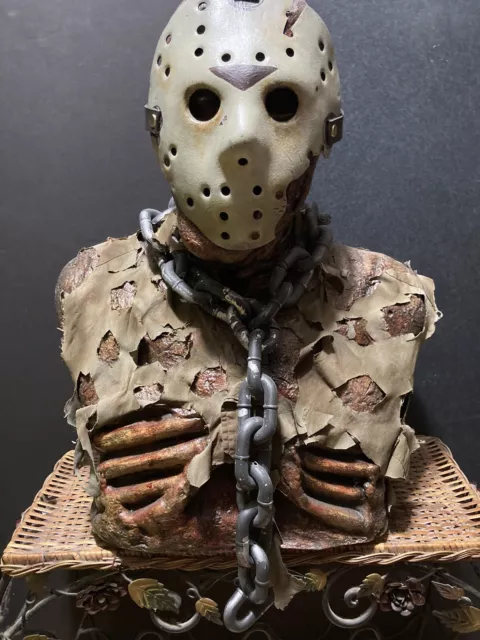 Friday The 13th Jason Vorhees Halloween Life Size Animated Prop 6'3 FAST  SHIP 191245222187