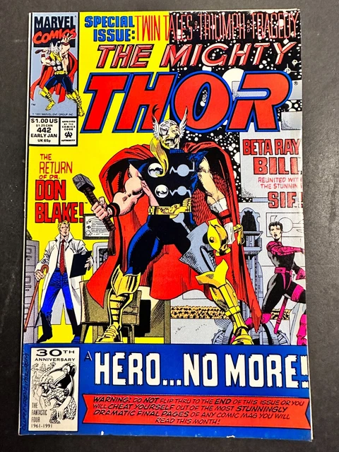 Marvel Comics The MIghty Thor Vol 1 #442 1992 JS7