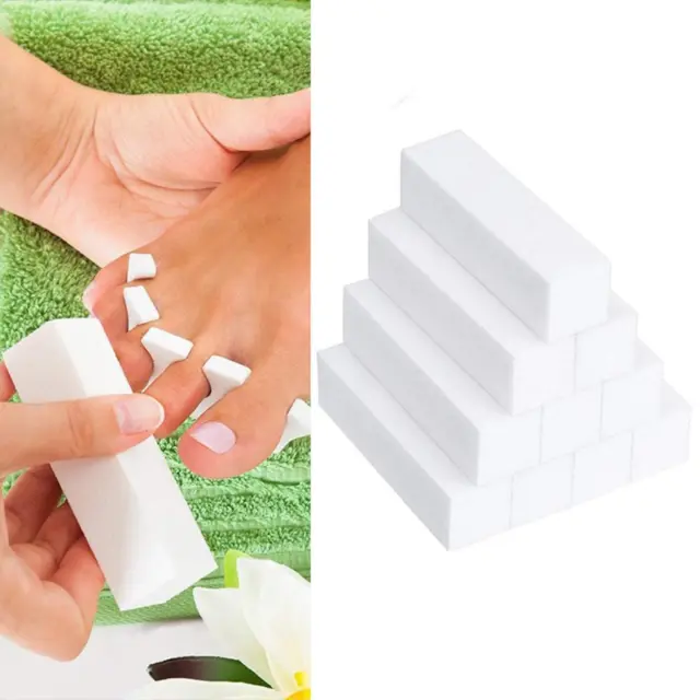 10 pièces Nail Buffer Block Nail Art Tips Tool Professional pour usage