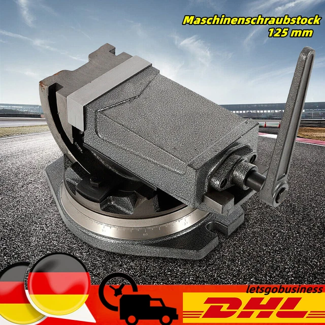 125 mm Präzise Maschinenschraubstock Kippbar Schwenkbar Drehbar Schraubstock 125 mm Präzise Maschinenschraubstock Kippbar Schwenkbar Drehbar Schraubstock