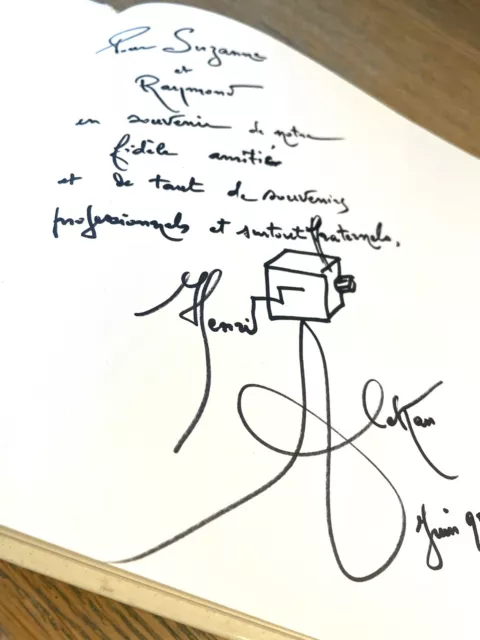 Henri ALEKAN DOISNEAU Question de lumières EO Envoi Autographe dédicace 1993