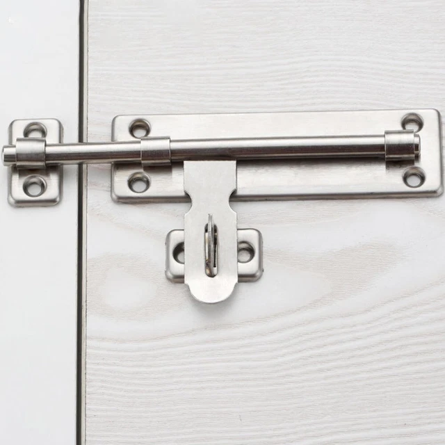 Serratura porta serratura trappola sicurezza argento 1 pezzi 10,2 cm/15,2 cm/20,3 cm per