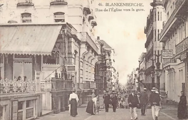 België - BLANKENBERGE (W. Vl.) Kerstraat - Rue de l'église