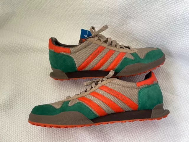 adidas Originals Marathon 80 Men Taupe/ Grün/Orange Gr. EU 45,5