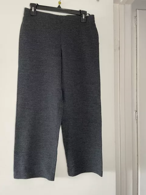 Eileen Fisher Petite Medium Women’s Pants Size 28 Grey Gray Pull On 393