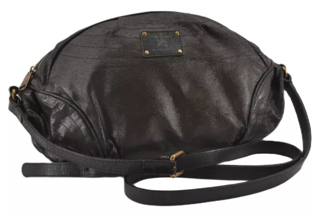 Authentic FENDI Zucchino Shoulder Cross Body Bag PVC Leather Brown Junk  9471F