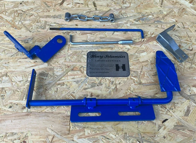 Traktor Scheinwerfer Set Blau | Für Massey Ferguson 2000-7000 Serie | LH + RH | 12V