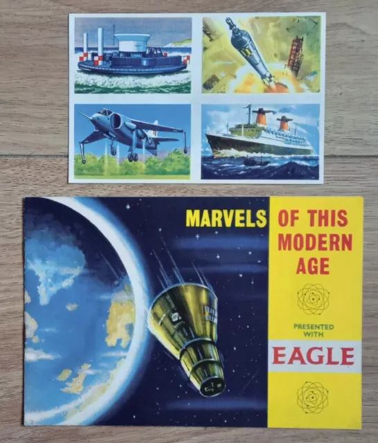 EAGLE COMIC #10 FREE GIFT ONLY MARVELS OF THE MODERN AGE UNUSED 10th MARCH 1962