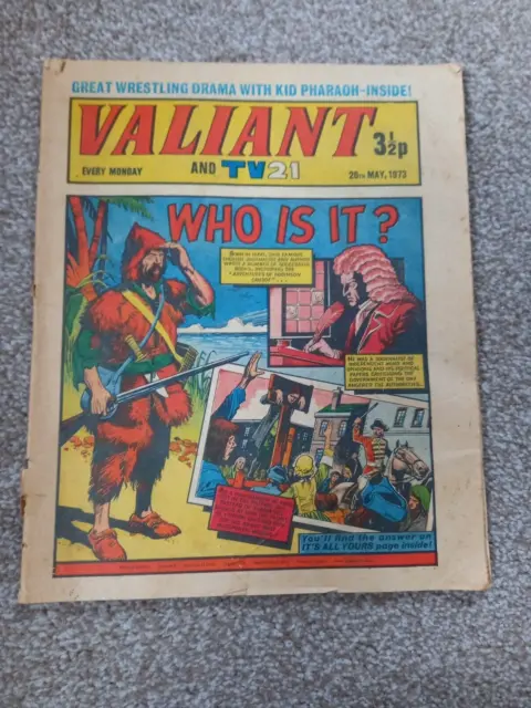 Valiant and TV21 Comic - 26th May 1973 Vintage UK Comic