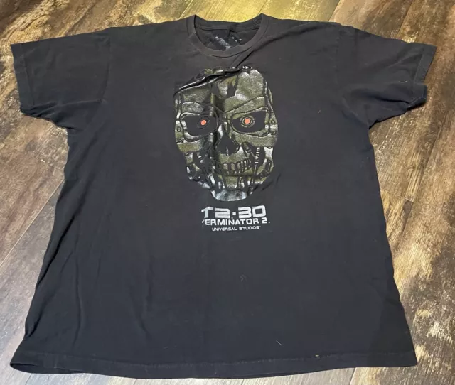 Vintage Universal Studios Terminator T2-3D Tshirt size XL