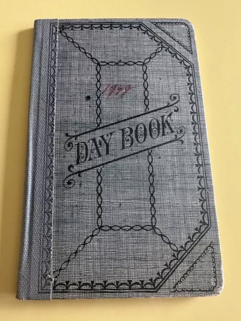 Antique Day Book Expense Ledger 1949