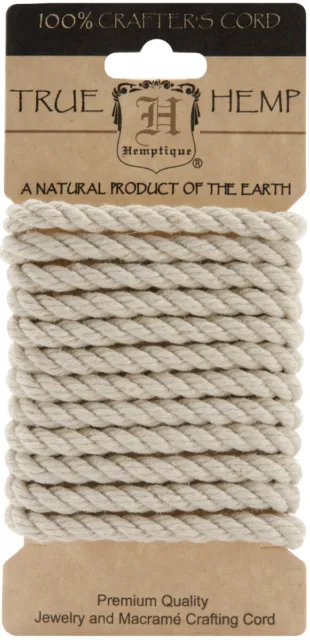 Cuerda de cáñamo 6 mmX6,56' natural