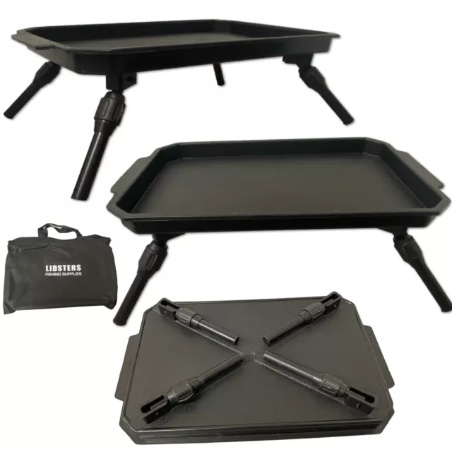 Brand New Plastic Fishing Bivvy Bait Table Black Carp Coarse Tackle Lightweight